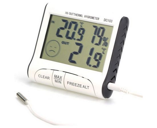 Электронный термометр-гигрометр с выносным датчиком Pro Legend PL6116 – изображение 3