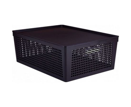 Корзинка ПОЛИМЕРБЫТ TRAYMIX с крышкой, 415x310x153 мм, 16.5 л 434748000 – изображение 3