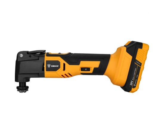 Реноватор DEKO DKOT20 быстрозажимной, в сумке + набор предметов 38 шт., 20 В, 1х2.0 Ач, з/у 063-2052 – изображение 4