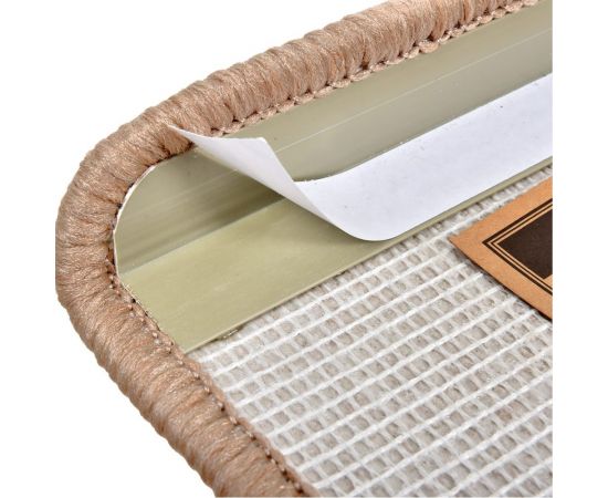 Коврик на ступеньку VORTEX 25х65 см, бежевый 27003 – изображение 4