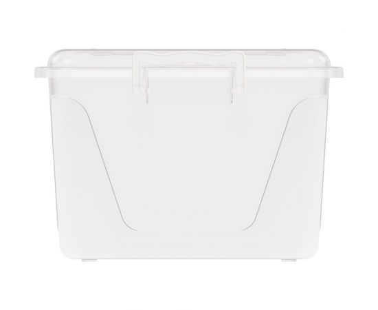 Квадратный контейнер ЗПИ Альтернатива 15 л, с ручками, прозрачный М1023 – изображение 4