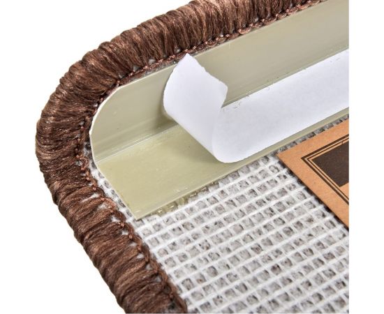 Коврик на ступеньку VORTEX 25х65 см, коричневый 27001 – изображение 5