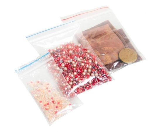 Пакет с замком ООО Комус zip lock 10x15 см, 32 мкм, 100 штук 216818 – изображение 5