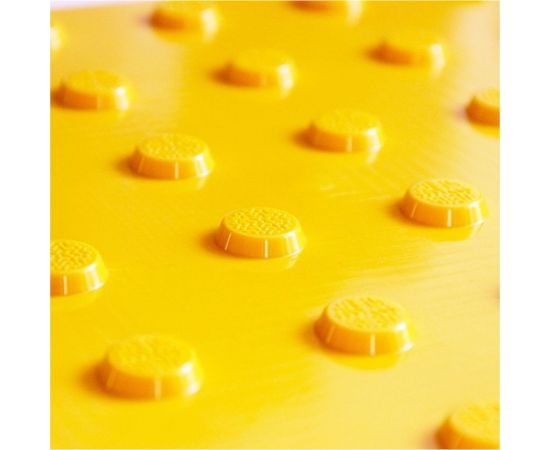 Тактильная плитка из ПВХ ПластФактор конус в ряд (преодолимое препятствие) 4630027111685 – изображение 5