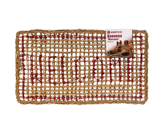 Циновка VORTEX Welcome, 35х60 см, прямоугольная, 20 24054 – изображение 7