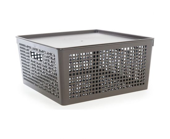 Корзинка с крышкой ПОЛИМЕРБЫТ TRAYMIX 12 л 4346580 