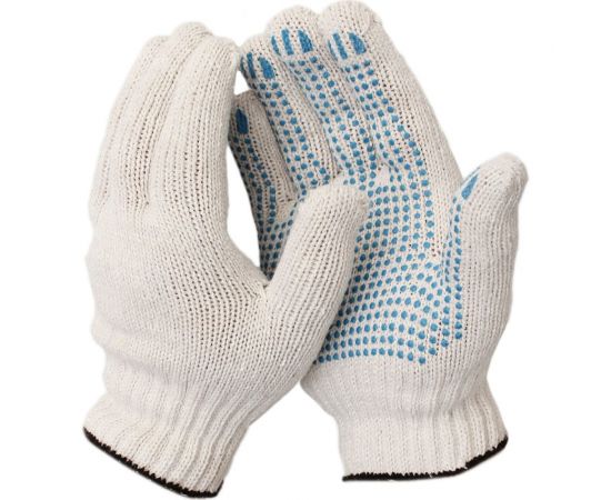 Перчатки ООО ЛидерТекс 7.5 класс, 7 нитей, с ПВХ 4670070000451 