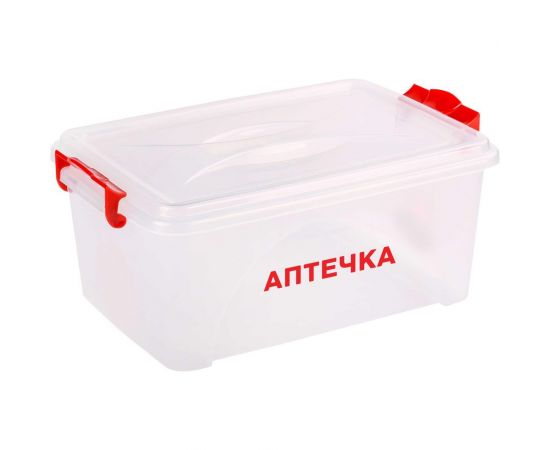 Контейнер ЗПИ Альтернатива Аптечка 7,5л прямоугольный с ручками М7372 