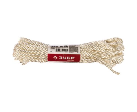 Веревка капроновая (6 мм; 20 м) Зубр 50206 