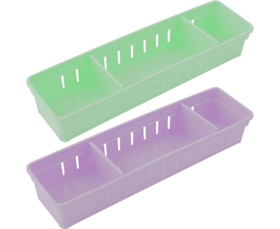 Органайзер для хранения МУЛЬТИДОМ с разделителями 34,5х7,5х4,5 см 2 цвета YM56-11 