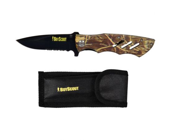 Складной нож BOYSCOUT Рейнджер 11.5/20см, в чехле 61287 – изображение 2
