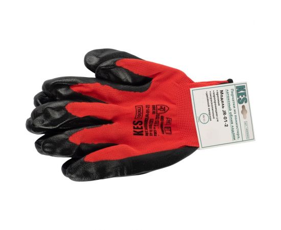 Перчатки из полиэстера КЭС, латексный облив ладони, размер 10/XL, 12шт 14000020 – изображение 2