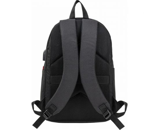 Универсальный рюкзак с отделением для ноутбука BRAUBERG URBAN, USB-порт, черный, 44x31x14см, 270805 – изображение 3