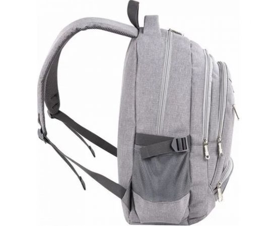Универсальный рюкзак BRAUBERG 3 отделения, светло-серый, 46x31x18см 270762 – изображение 3