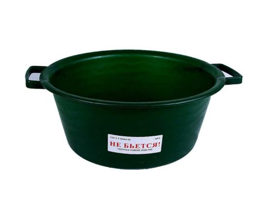 Таз для садово-огородных работ ОНЕСТ 12 литров с ручкой 1 сорт мягкий Т12-01/С1 – изображение 3