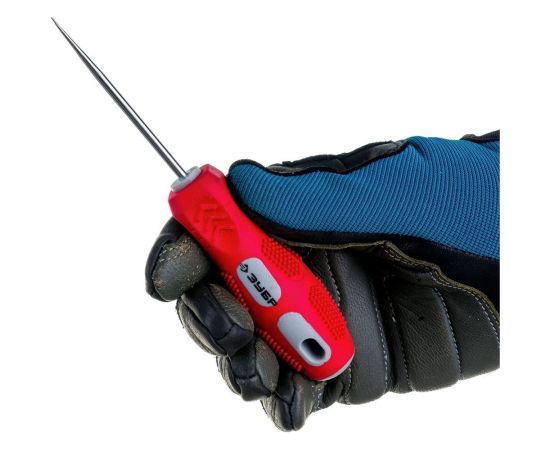 Хозяйственное шило двухкомпонентная рукоятка, 75 мм ЗУБР ""МАСТЕР"" 09572 – изображение 4