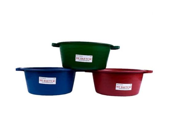 Таз для садово-огородных работ ОНЕСТ 12 литров с ручкой 1 сорт мягкий Т12-01/С1 – изображение 4