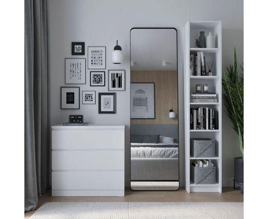 Комод Шведский Стандарт Варма, 3 ящика, 80x78x40, белый S00203 – изображение 4