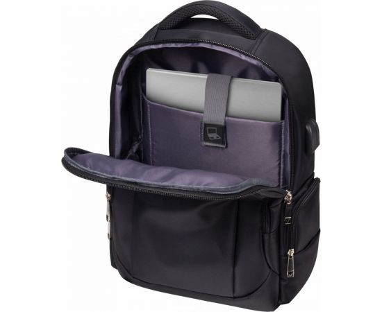 Рюкзак FUNCTIONAL универ, с отд. для ноутбука, USB-порт, Leader, 45x32x17см, BRAUBERG 270799 – изображение 5