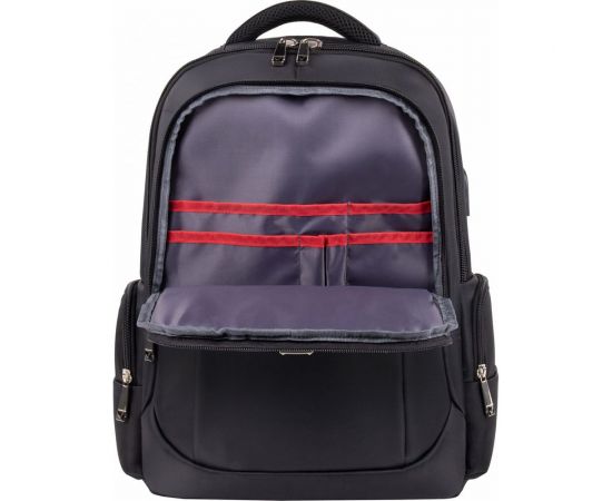 Рюкзак FUNCTIONAL универ, с отд. для ноутбука, USB-порт, Leader, 45x32x17см, BRAUBERG 270799 – изображение 6