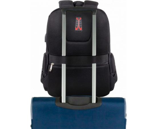 Рюкзак FUNCTIONAL универ, с отд. для ноутбука, USB-порт, Leader, 45x32x17см, BRAUBERG 270799 – изображение 7