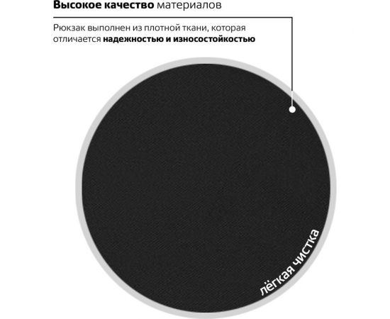 Рюкзак BRAUBERG черный 225381 – изображение 8