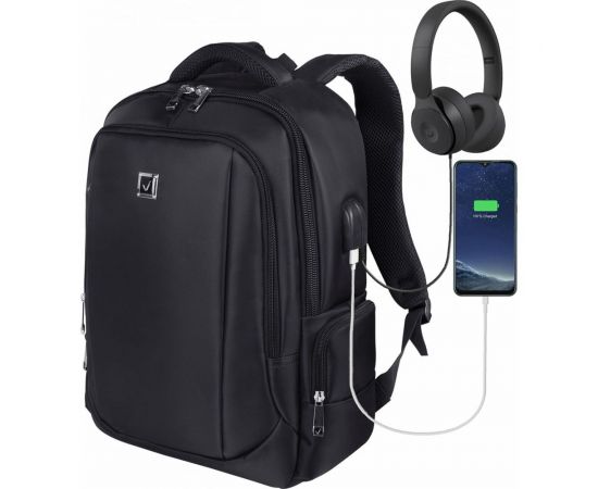 Рюкзак FUNCTIONAL универ, с отд. для ноутбука, USB-порт, Leader, 45x32x17см, BRAUBERG 270799 – изображение 8