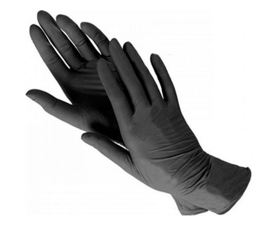 Нитриловые перчатки Foxy черные, 3.5г, размер ХS, 100 шт 204167 