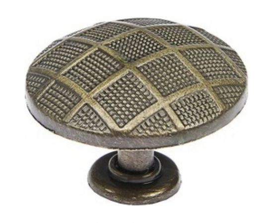 Ручка кнопка ТУНДРА РК202 цвет бронза 3836318 