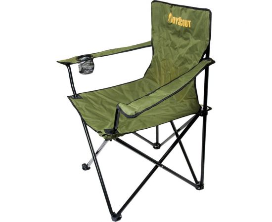 Раскладное кемпинговое кресло с подлокотниками BOYSCOUT 84х53х81см 61063 