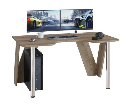 Компьютерный стол СОКОЛ дуб делано КСТ-116 00-00009447 