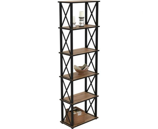 Стеллаж Эвент Лофт-6 СЛ-6 500х300х1820 Дуб Вотан 