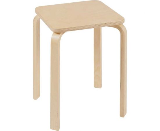 Квадратный табурет ООО ТДК FAMILY без покраски 10000092733 