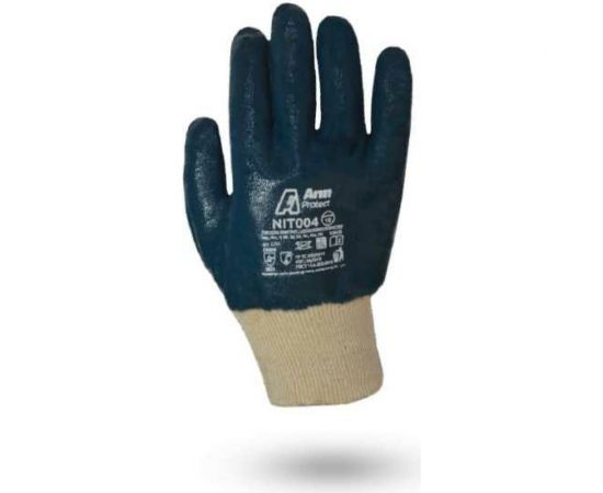 Нитриловые перчатки Armprotect полный облив, манжета, р10 NIT004 4631161388001 