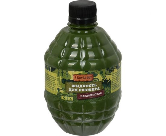 Жидкость для розжига BOYSCOUT 0.5 л, парафиновая 61036 