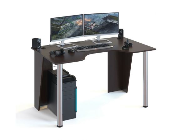 Компьютерный стол СОКОЛ венге КСТ-18 КСТ18В 