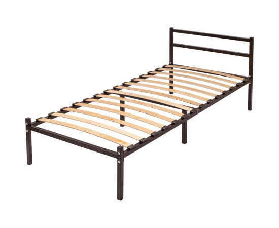 Разборная кровать Элимет 800x2000 мм металлическая с опорами и спинкой БП-00002064 