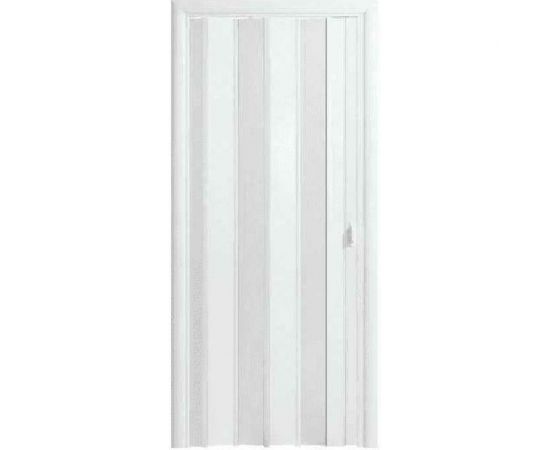 Дверь-гармошка Центурион майами-стиль, белая матовая, 2050x840 мм 814 
