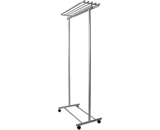 Напольная вешалка на колесах Мебелик М 9 металлик 2132 