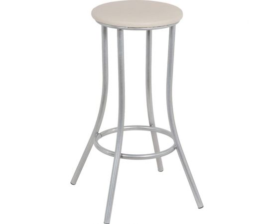Высокий табурет ццц.Стулья.Сайт мягкий барный на металлокаркасе светлый 1625 
