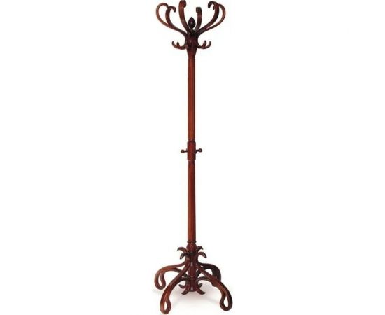 Напольная вешалка Мебелик В 4Н средне-коричневый 909 