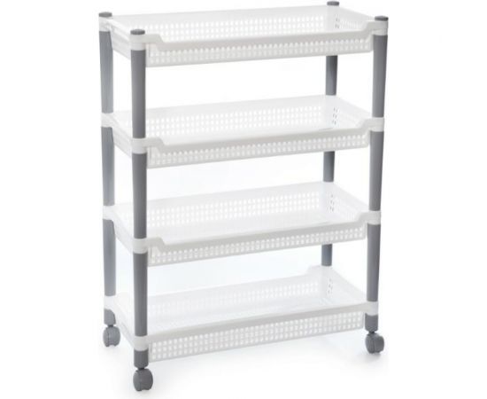 Узкая этажерка Полимербыт Флер 4 секции 4338400 