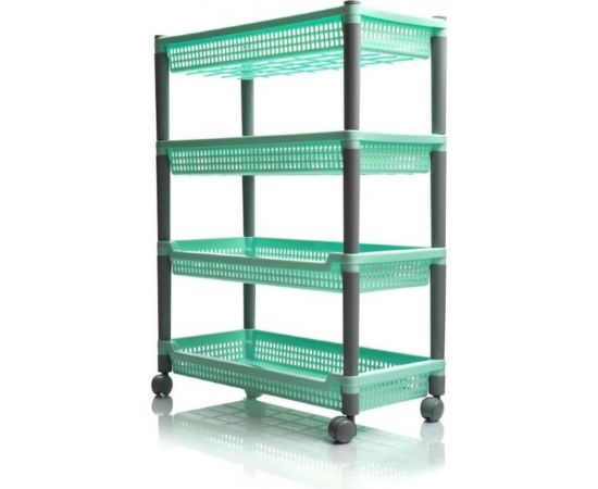 Узкая этажерка Полимербыт Флер 4 секции 4338400 – изображение 2