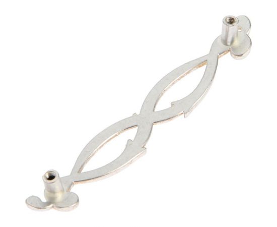 Ручка-скоба ТУНДРА PC172AS межцентровое расстояние 96 мм, цвет старинное серебро 3609854 – изображение 2