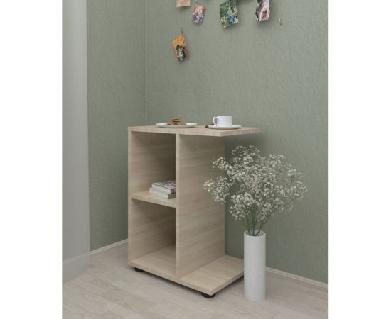 Журнальный стол ФЕЛИКС 47x30x59.7 дуб сонома ПК-МКП-СТЖ47Х30-В1-966 – изображение 2