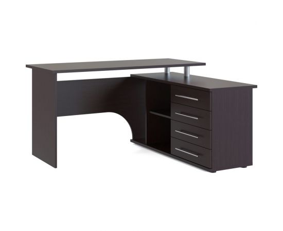 Компьютерный стол СОКОЛ правый венге КСТ-109П КСТ109ПВ5 – изображение 2