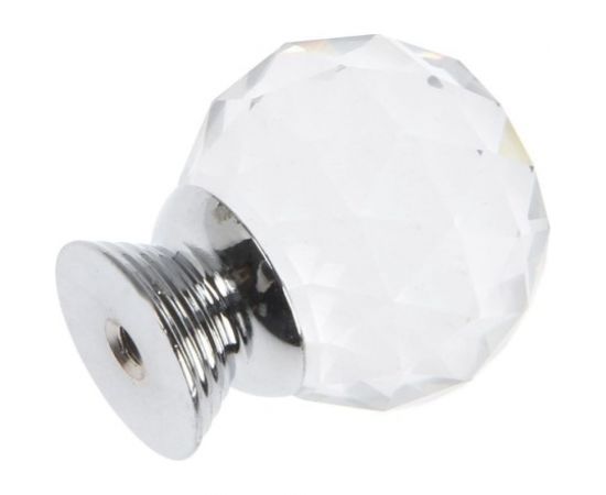 Ручка кнопка ТУНДРА ST001, d=30 мм, цвет хром 3609954 – изображение 2