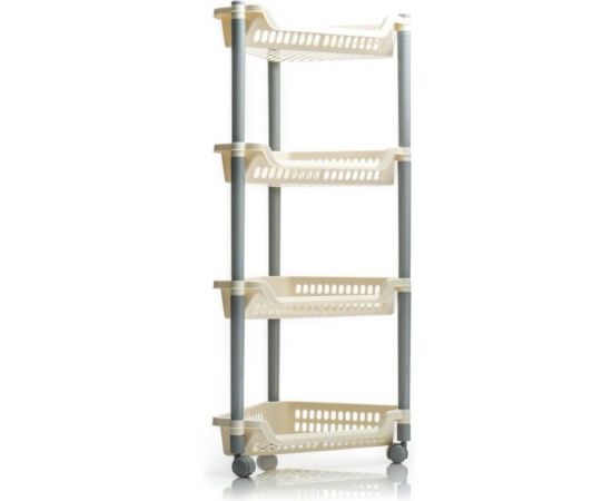 Угловая этажерка Полимербыт 4-х секционная, на колесах 4308800 – изображение 2