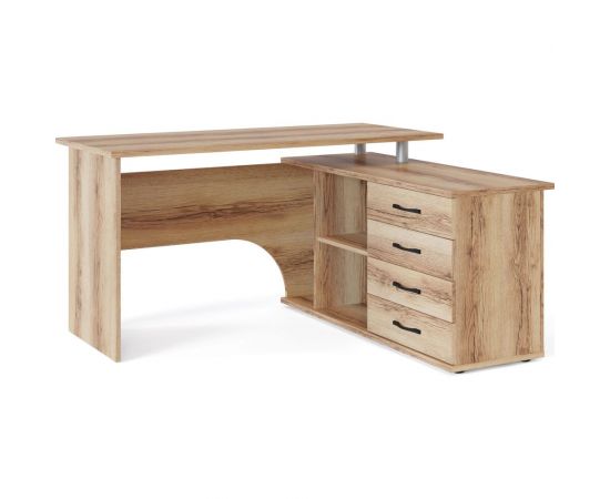 Компьютерный стол СОКОЛ правый дуб делано КСТ-109П 00-00009446 – изображение 2