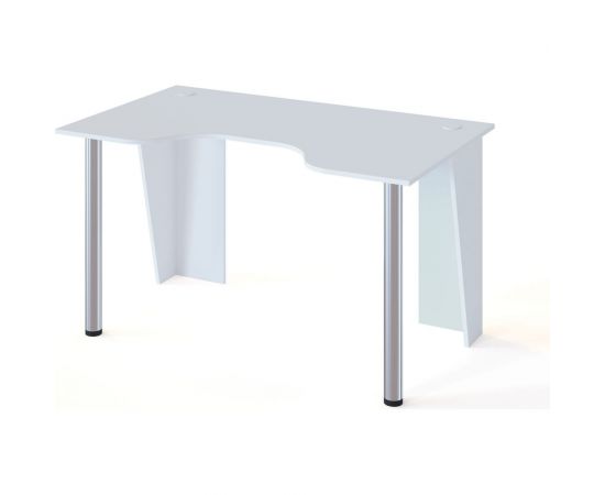 Компьютерный стол СОКОЛ белый КСТ-18 КСТ18Б – изображение 2